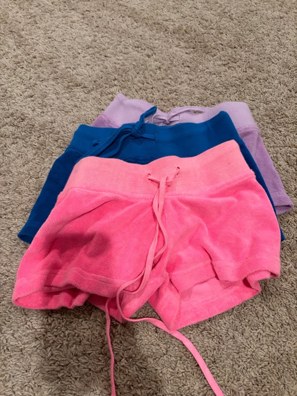 3 pairs - Tween/kids hardtail shorts medium 10/12